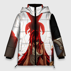 Куртка зимняя женская FAIRY TAIL ХВОСТ ФЕИ, цвет: 3D-красный