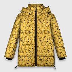 Женская зимняя куртка Покемон Пикачу