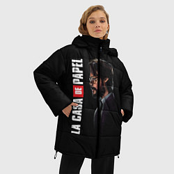 Куртка зимняя женская БУМАЖНЫЙ ДОМ, цвет: 3D-светло-серый — фото 2