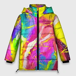 Куртка зимняя женская ТИ-ДАЙ, цвет: 3D-черный