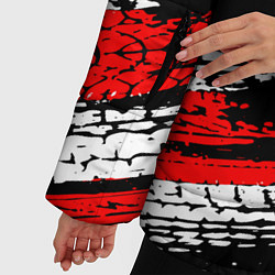 Куртка зимняя женская AUDI, цвет: 3D-красный — фото 2