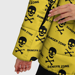 Куртка зимняя женская Опасная Зона, цвет: 3D-черный — фото 2