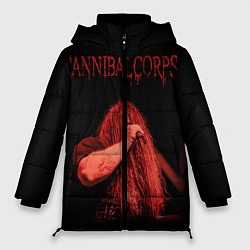 Куртка зимняя женская Cannibal Corpse 6, цвет: 3D-красный