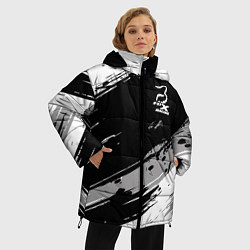 Куртка зимняя женская Форма для мотокросса FOX, цвет: 3D-черный — фото 2