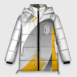 Куртка зимняя женская Juventus Uniform, цвет: 3D-черный