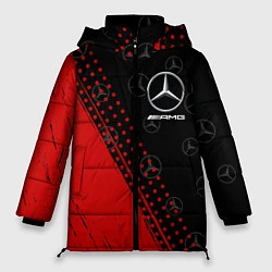 Куртка зимняя женская MERCEDES МЕРСЕДЕС, цвет: 3D-красный
