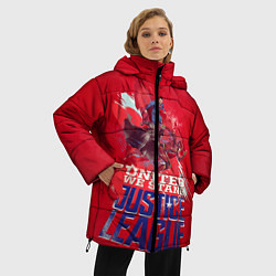 Куртка зимняя женская Justice League, цвет: 3D-красный — фото 2