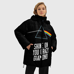 Куртка зимняя женская PINK FLOYD, цвет: 3D-светло-серый — фото 2