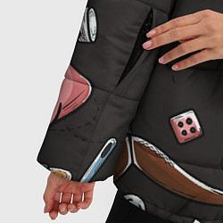 Куртка зимняя женская Сшито с любовью, цвет: 3D-черный — фото 2