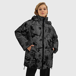Куртка зимняя женская Черная дымка, цвет: 3D-светло-серый — фото 2
