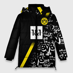 Куртка зимняя женская Dortmund 20202021 ФОРМА, цвет: 3D-черный