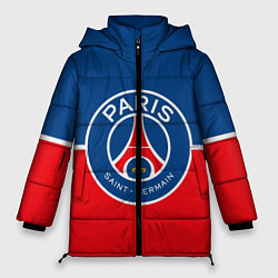 Куртка зимняя женская FC PSG, цвет: 3D-черный