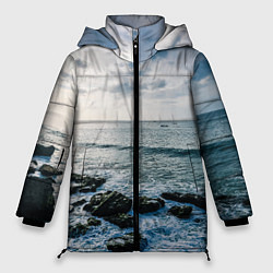 Куртка зимняя женская Море, цвет: 3D-черный