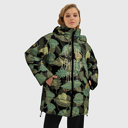 Куртка зимняя женская Осень хочется лета, цвет: 3D-черный — фото 2
