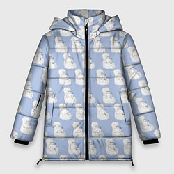 Куртка зимняя женская Голубой мегамозг, цвет: 3D-черный