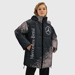 Куртка зимняя женская MERCEDES МЕРСЕДЕС, цвет: 3D-черный — фото 2