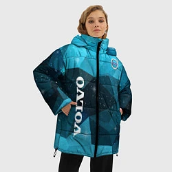 Куртка зимняя женская Volvo, цвет: 3D-красный — фото 2