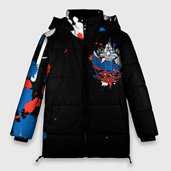Куртка зимняя женская Герб, цвет: 3D-красный