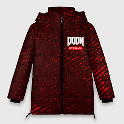 Куртка зимняя женская DOOM ETERNAL ДУМ ЭТЕРНАЛ, цвет: 3D-черный