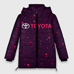 Куртка зимняя женская TOYOTA ТОЙОТА, цвет: 3D-черный