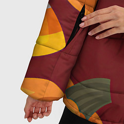 Куртка зимняя женская Сладкие хэллоуин, цвет: 3D-черный — фото 2