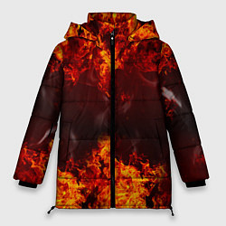 Куртка зимняя женская Огонь, цвет: 3D-светло-серый