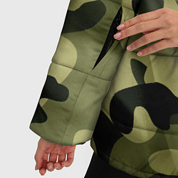 Куртка зимняя женская Милитари, цвет: 3D-светло-серый — фото 2