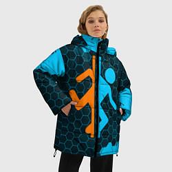 Куртка зимняя женская PORTAL ПОРТАЛ, цвет: 3D-светло-серый — фото 2