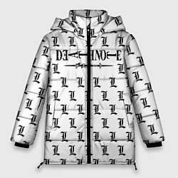 Куртка зимняя женская Death Note, цвет: 3D-светло-серый