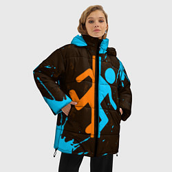 Куртка зимняя женская PORTAL ПОРТАЛ, цвет: 3D-черный — фото 2