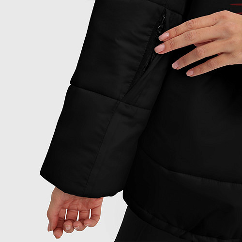 Женская зимняя куртка Death Note / 3D-Светло-серый – фото 5