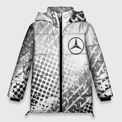 Куртка зимняя женская Mercedes-Benz, цвет: 3D-черный