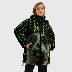Куртка зимняя женская КОТ, цвет: 3D-черный — фото 2