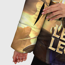 Куртка зимняя женская League of legends Гарен, цвет: 3D-красный — фото 2