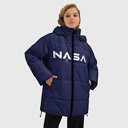 Куртка зимняя женская Nasa LoGo, цвет: 3D-черный — фото 2