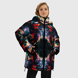 Куртка зимняя женская KRISTALL, цвет: 3D-черный — фото 2