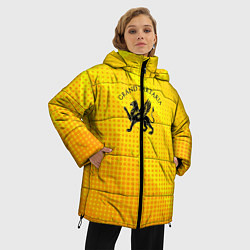 Куртка зимняя женская Символика Тартарии, цвет: 3D-красный — фото 2
