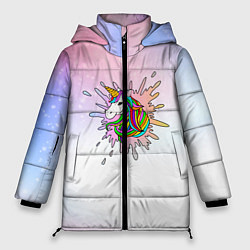 Куртка зимняя женская Единорог, цвет: 3D-светло-серый