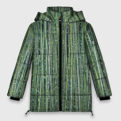 Куртка зимняя женская Зеленый бамбук, цвет: 3D-черный