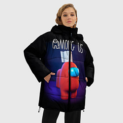 Куртка зимняя женская AMONG US, цвет: 3D-красный — фото 2
