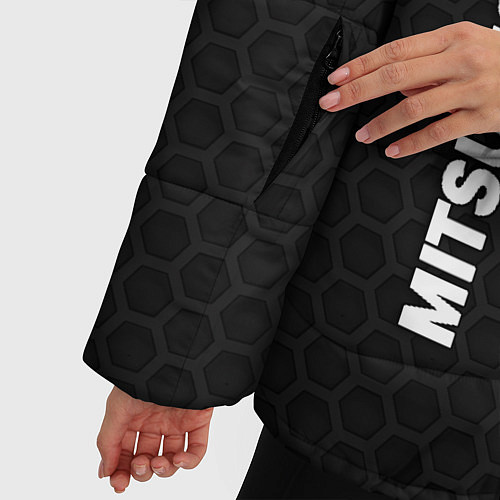 Женская зимняя куртка MITSUBISHI / 3D-Светло-серый – фото 5