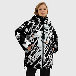 Куртка зимняя женская Marshmello Флексит, цвет: 3D-черный — фото 2