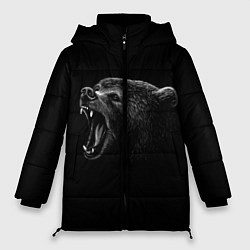 Куртка зимняя женская Медведь, цвет: 3D-черный