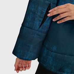 Куртка зимняя женская Падающий свет на ткань, цвет: 3D-черный — фото 2