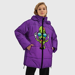 Куртка зимняя женская Безумное эскимо, цвет: 3D-черный — фото 2