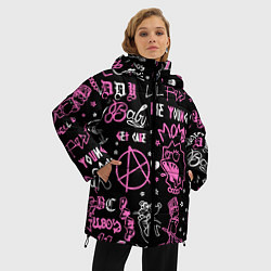 Куртка зимняя женская LIL PEEP, цвет: 3D-черный — фото 2