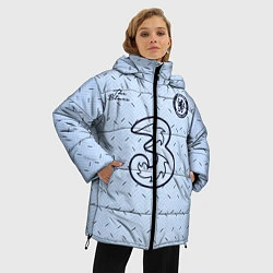 Куртка зимняя женская CHELSEA выездная сезон 2021, цвет: 3D-светло-серый — фото 2