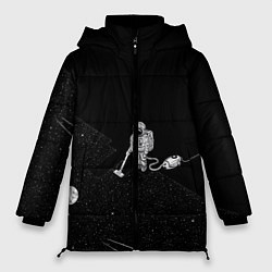 Женская зимняя куртка Космический клининг