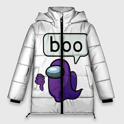 Куртка зимняя женская BOO Among Us, цвет: 3D-черный