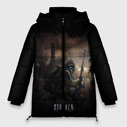 Куртка зимняя женская S T A L K E R, цвет: 3D-черный